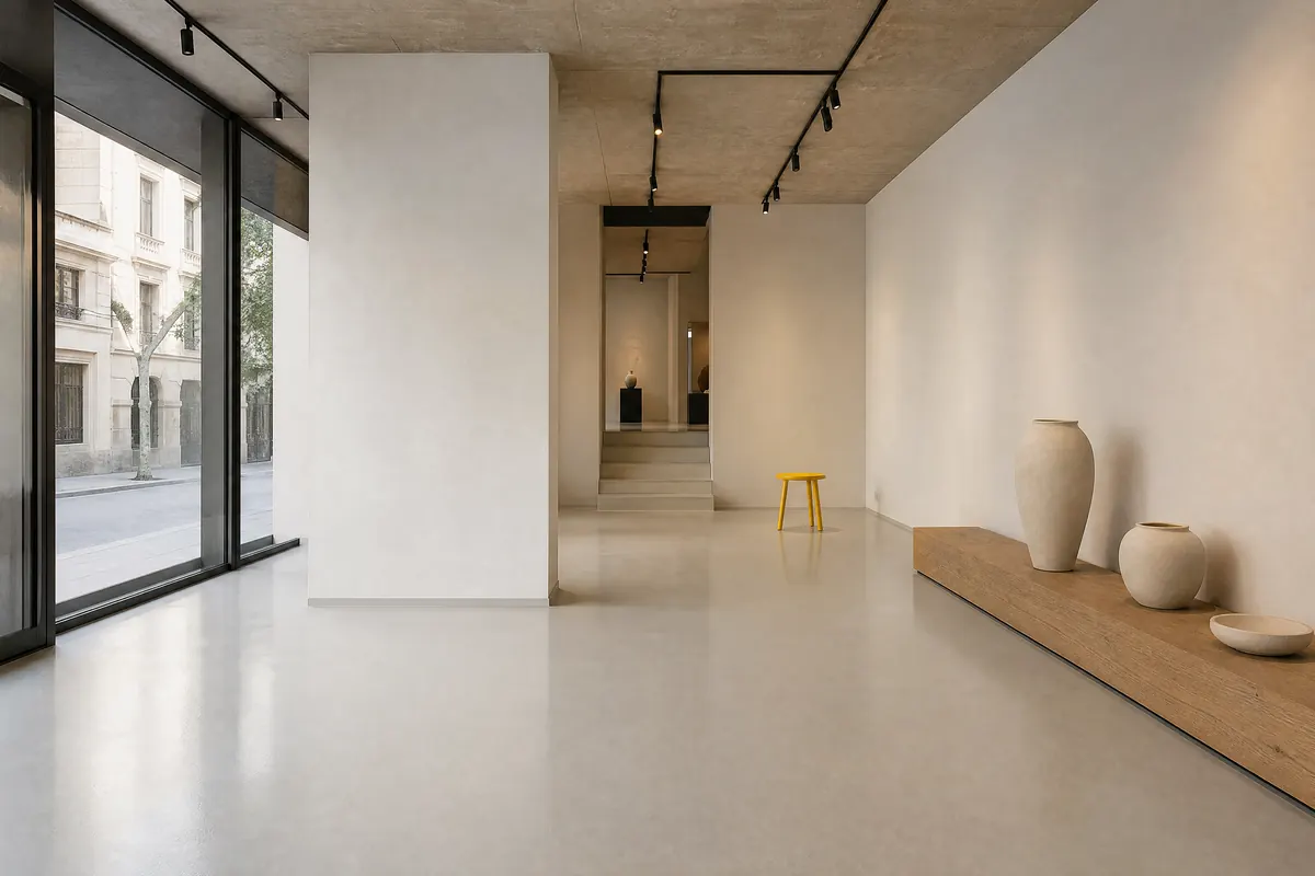 Local comercial con pavimento Resinoq
